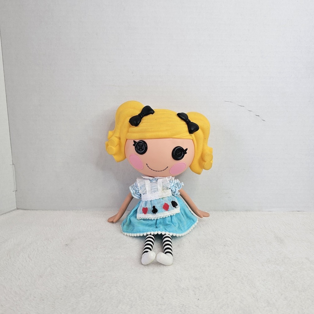 Lalaloopsy Alice In Lalaloopsyland Full Size 12" Doll Button Eyes MGA W/Clothes